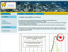 Tablet Screenshot of bulle-immobiliere.org